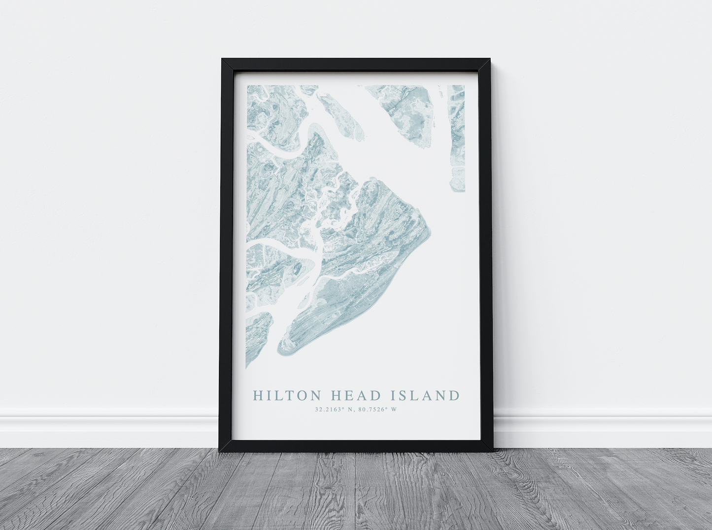 Hilton Head Island Map Print