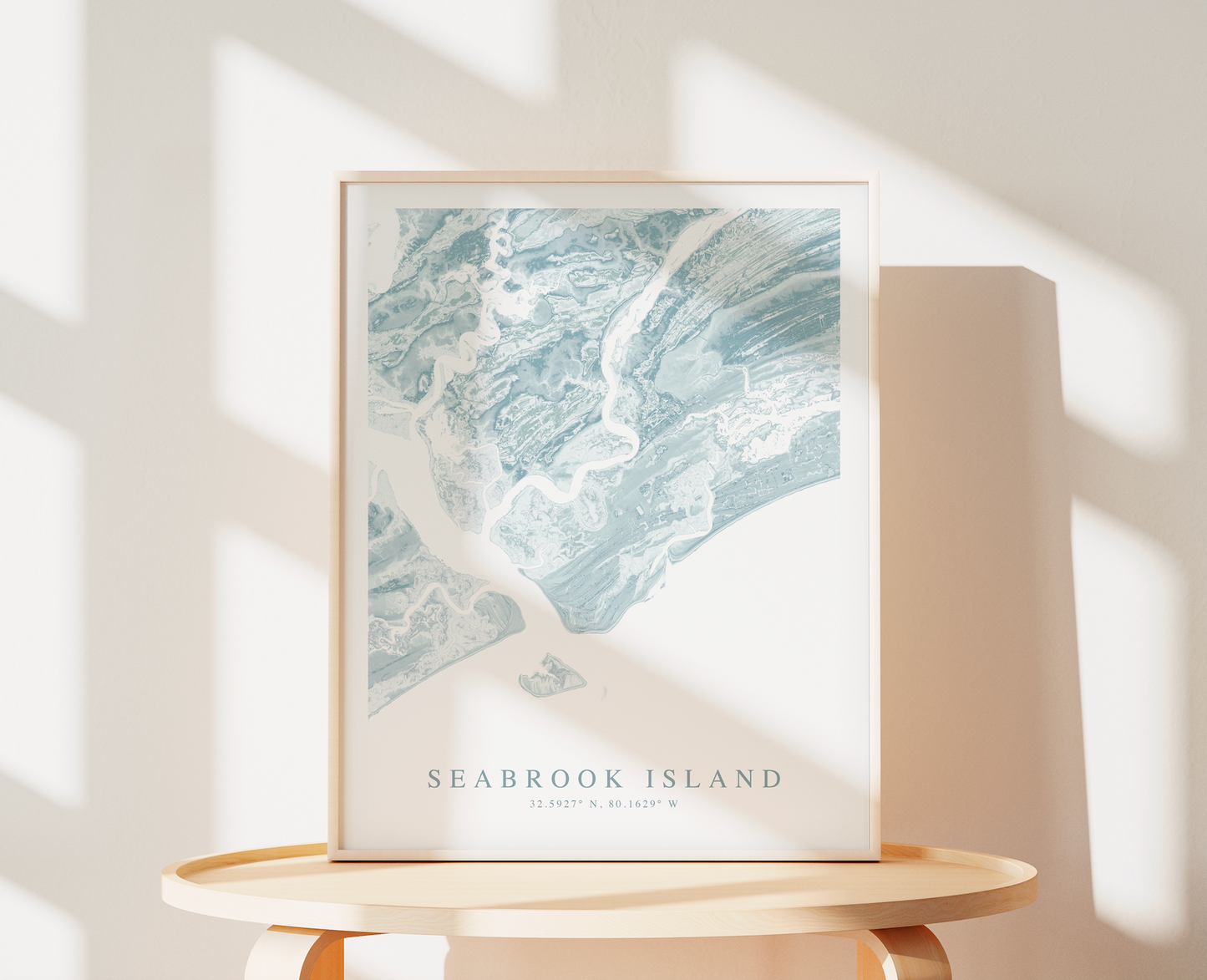 Seabrook Island Map Print