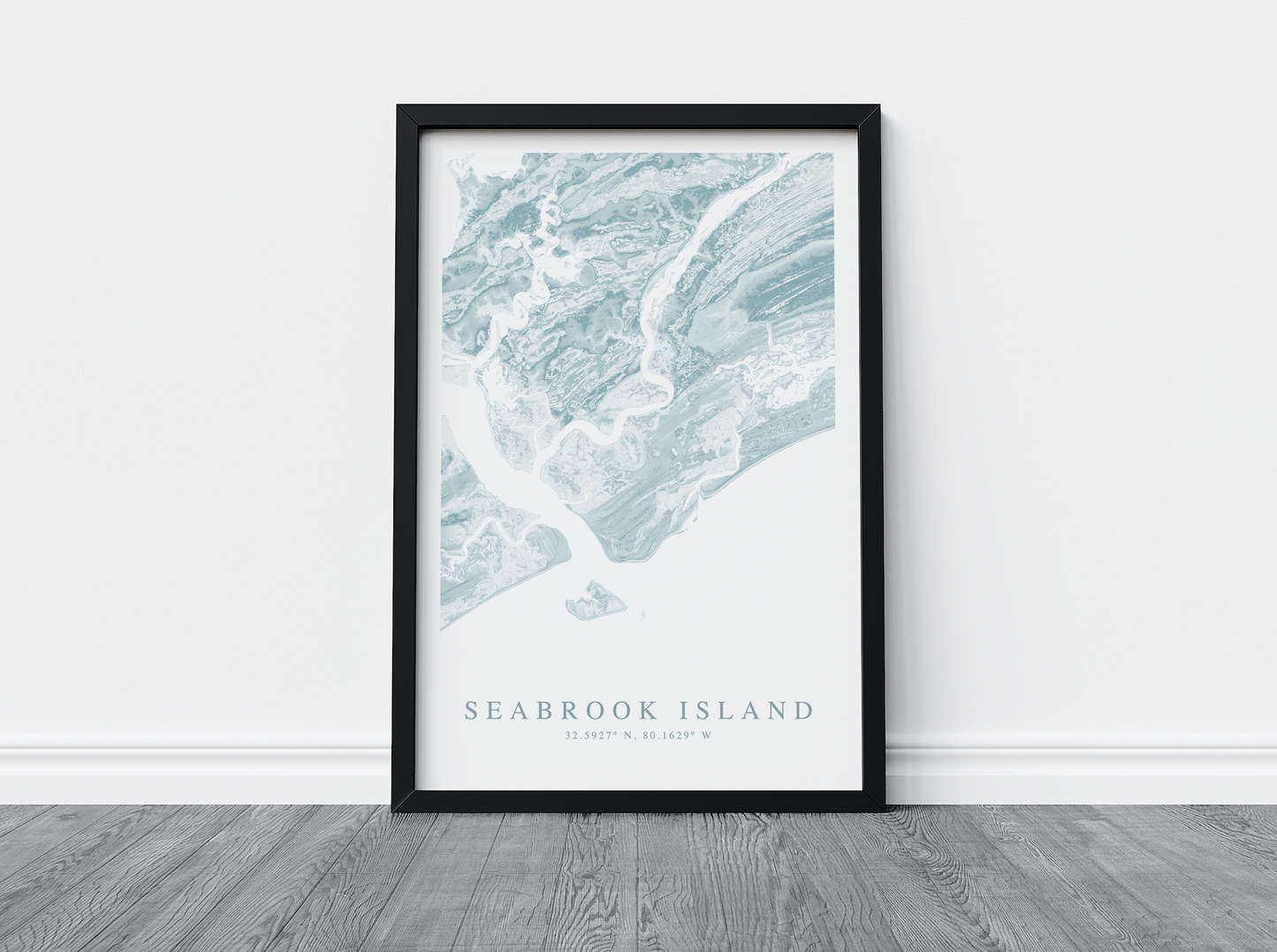 Seabrook Island Map Print