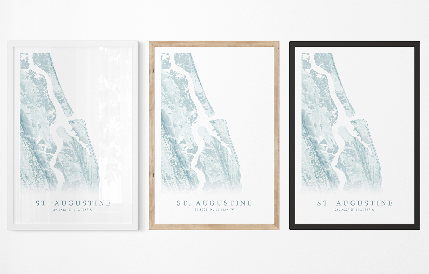 St. Augustine Map Print