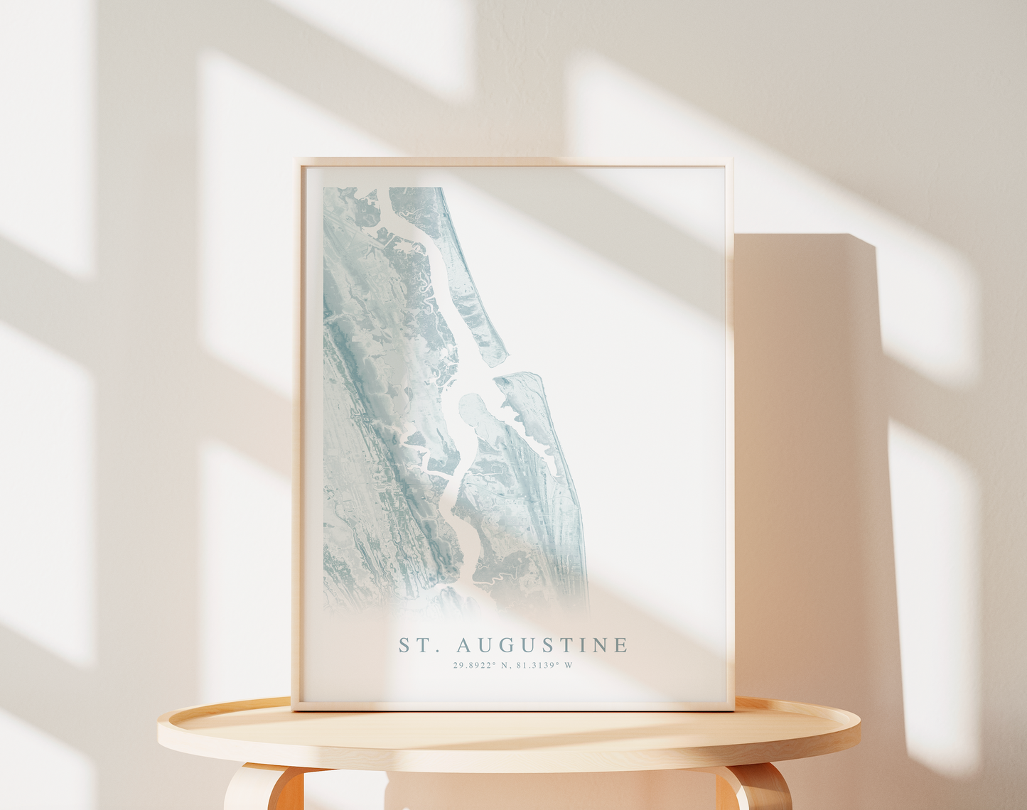 St. Augustine Map Print