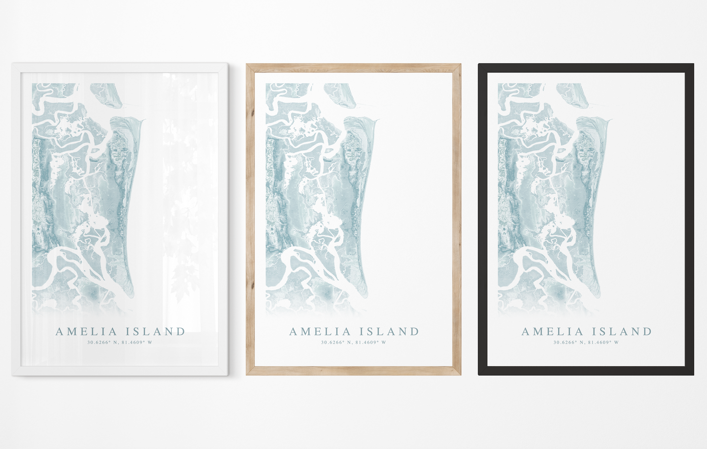 Amelia Island Map Print