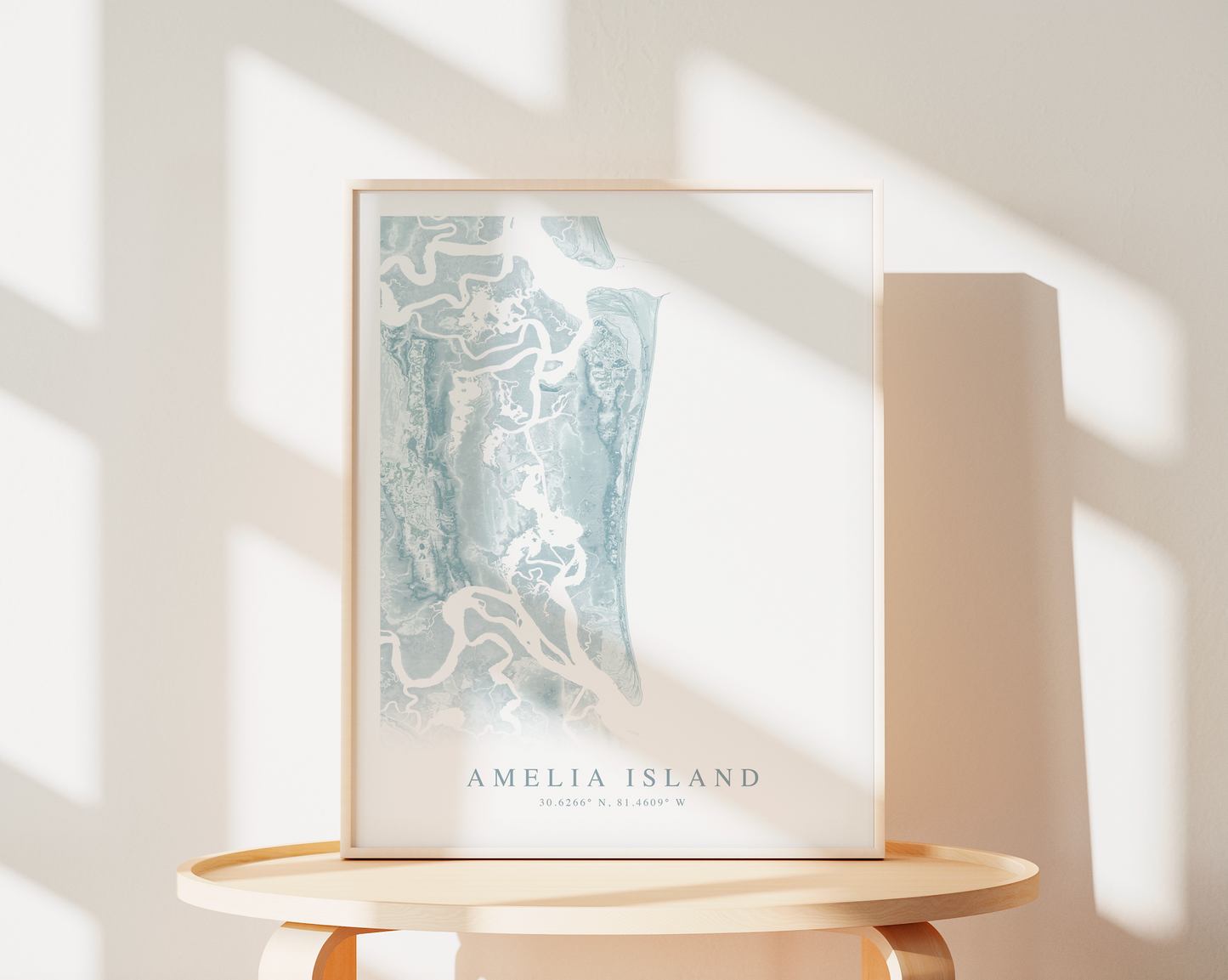 Amelia Island Map Print