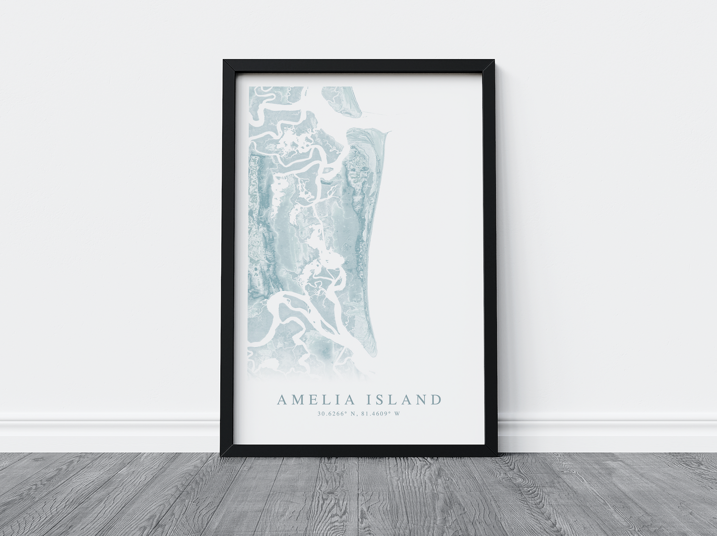 Amelia Island Map Print