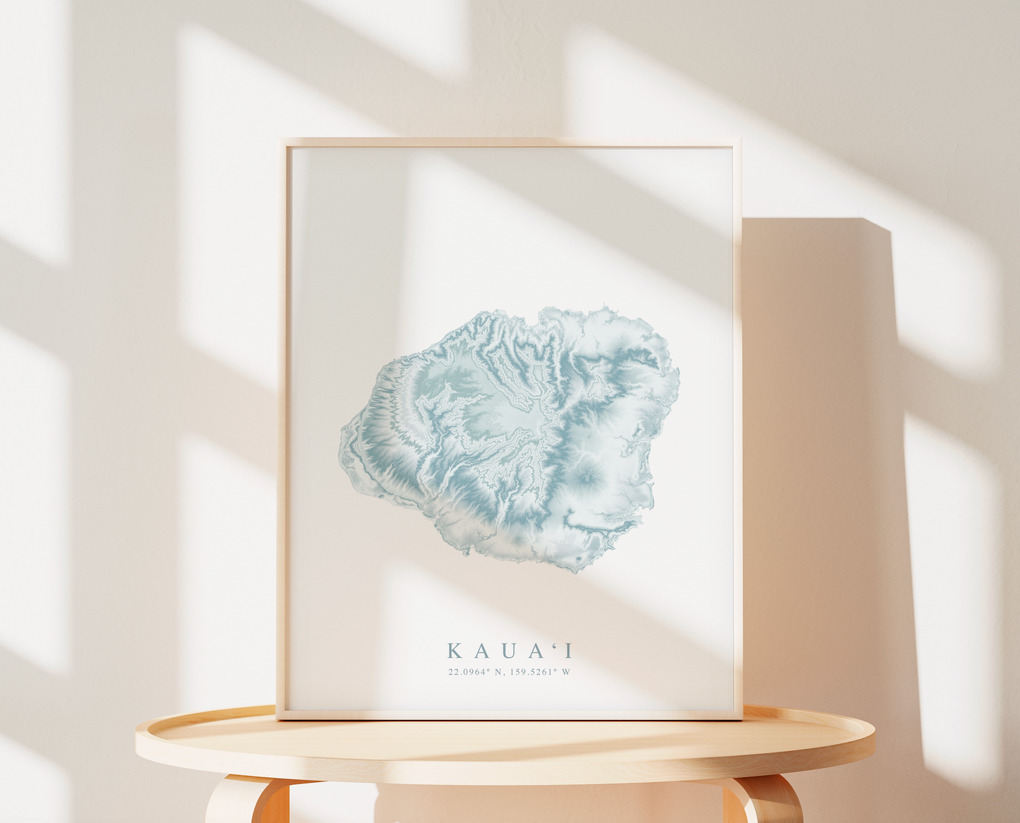 Kauai Map Print