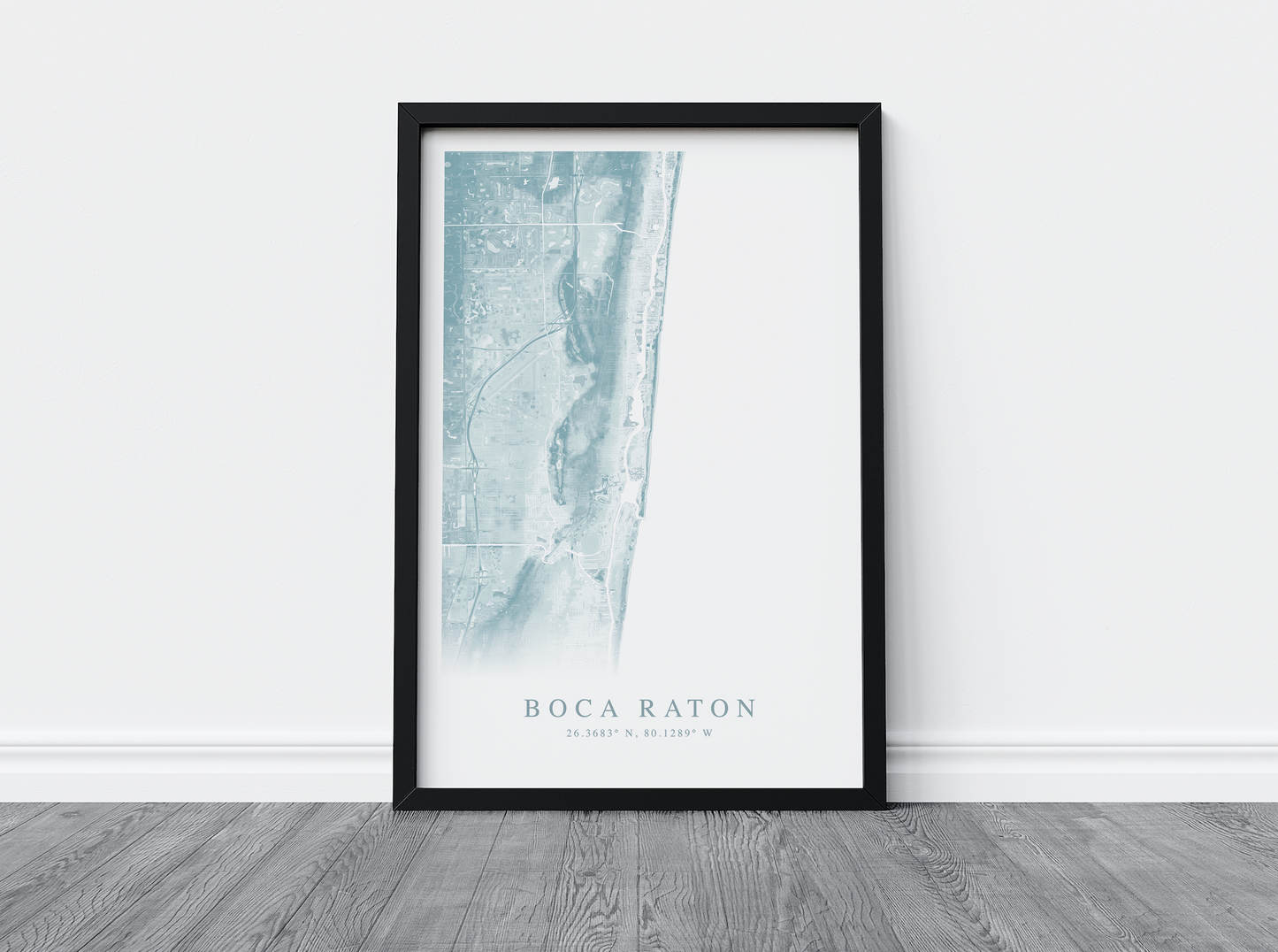 Boca Raton Map Print