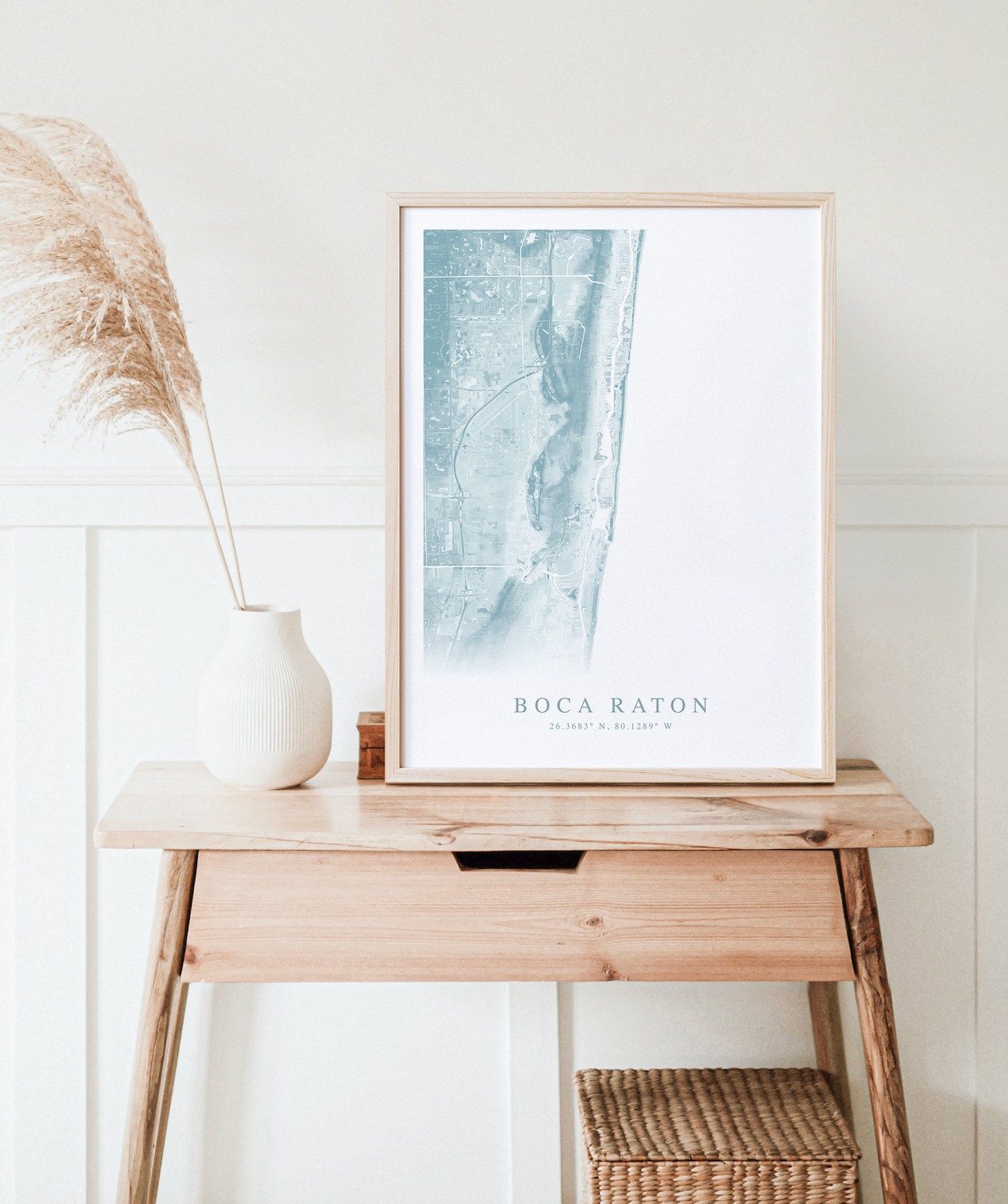 Boca Raton Map Print