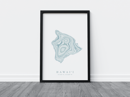 Hawaii (Big Island) Map Print