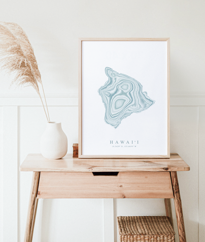 Hawaii (Big Island) Map Print