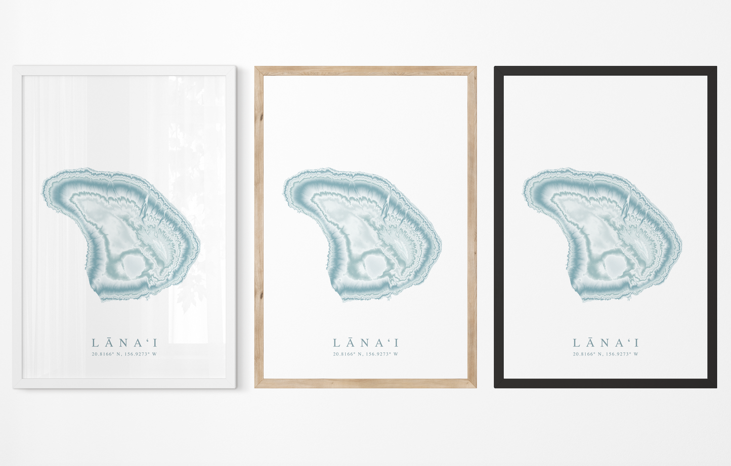 Lanai Map Print