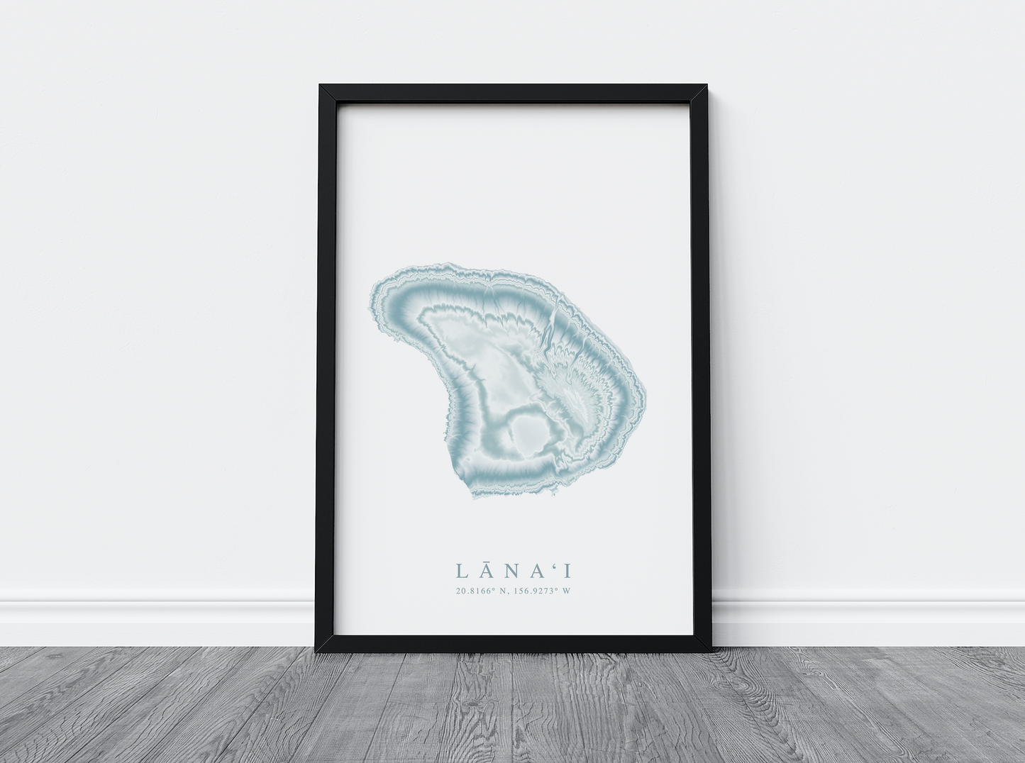 Lanai Map Print