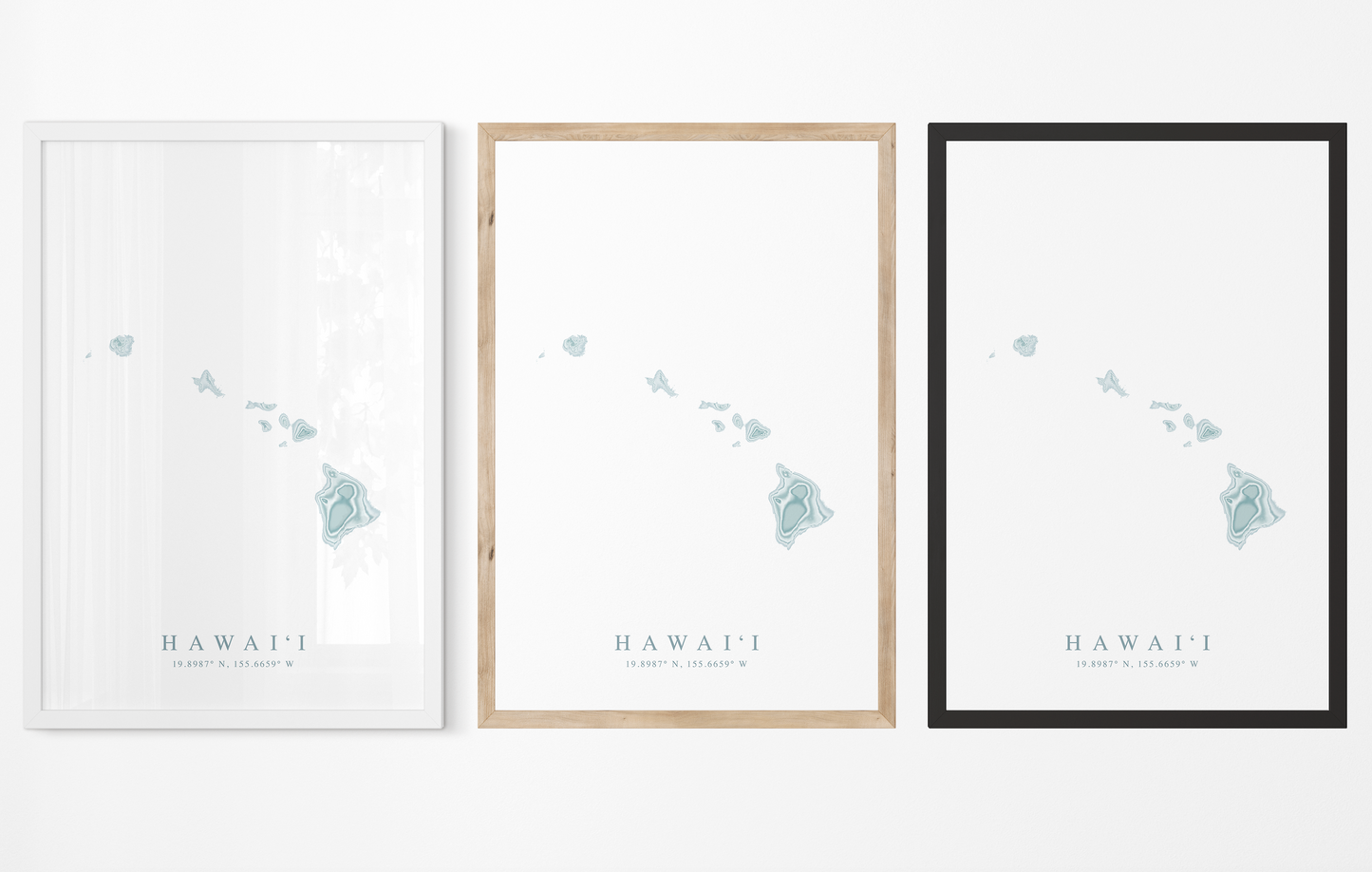 Hawaii Map Print