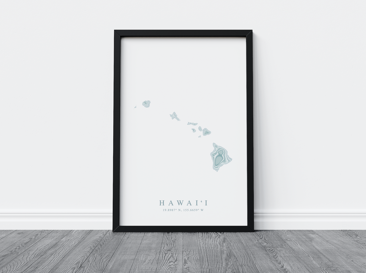 Hawaii Map Print