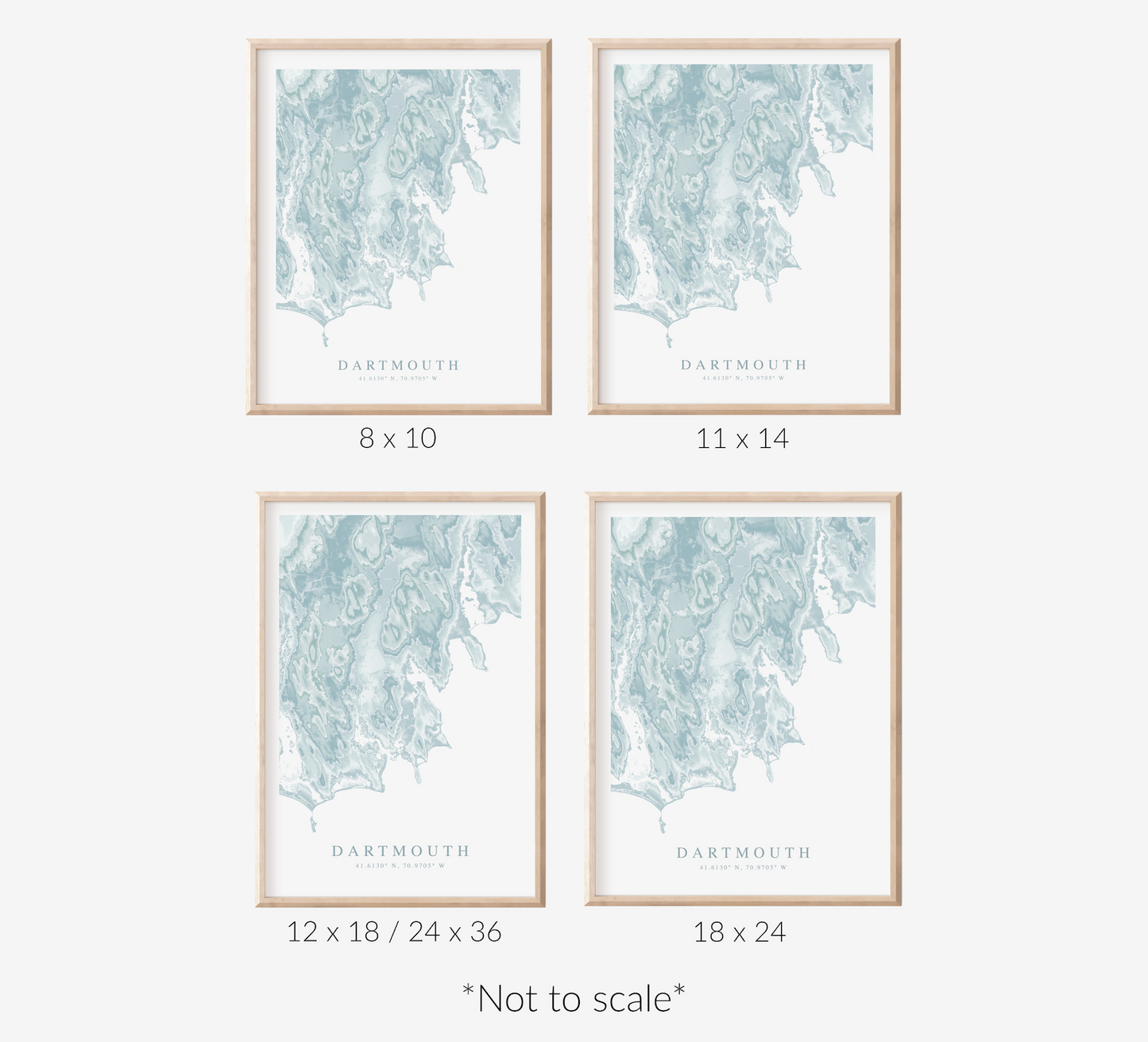 Dartmouth Map Print