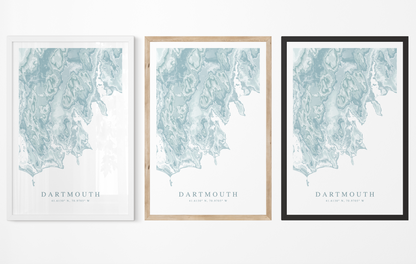 Dartmouth Map Print