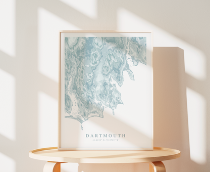 Dartmouth Map Print