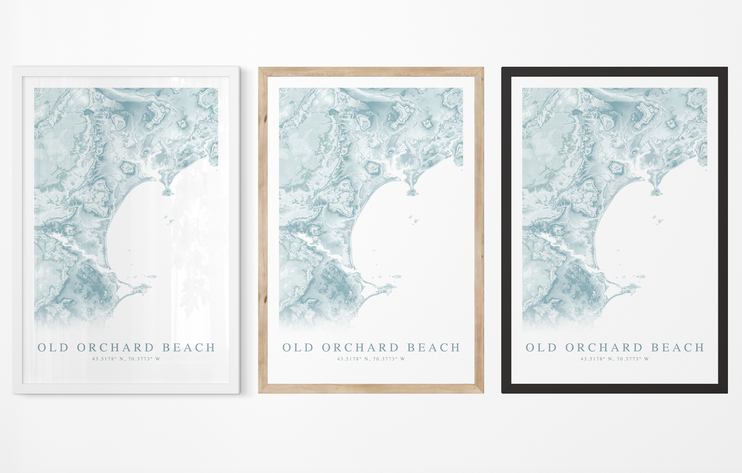 Old Orchard Beach Map Print