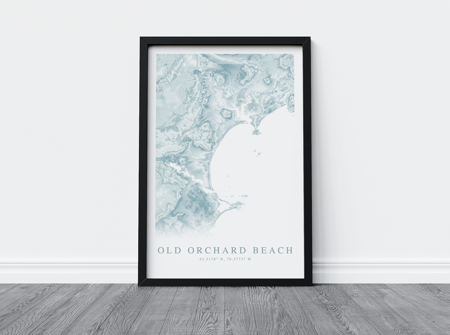 Old Orchard Beach Map Print