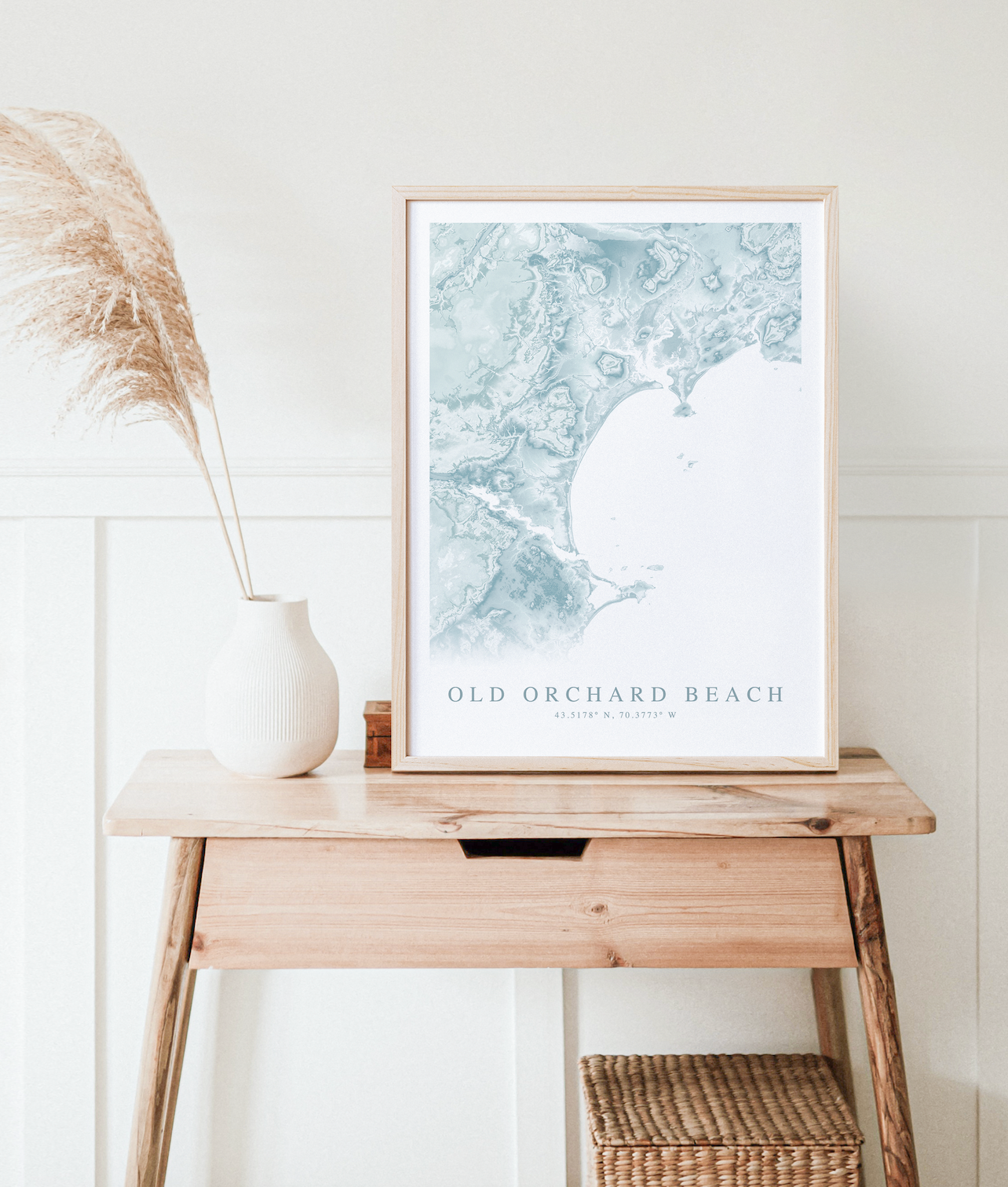 Old Orchard Beach Map Print