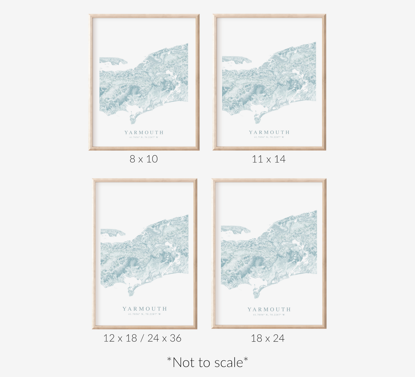 Yarmouth Map Print