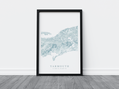 Yarmouth Map Print