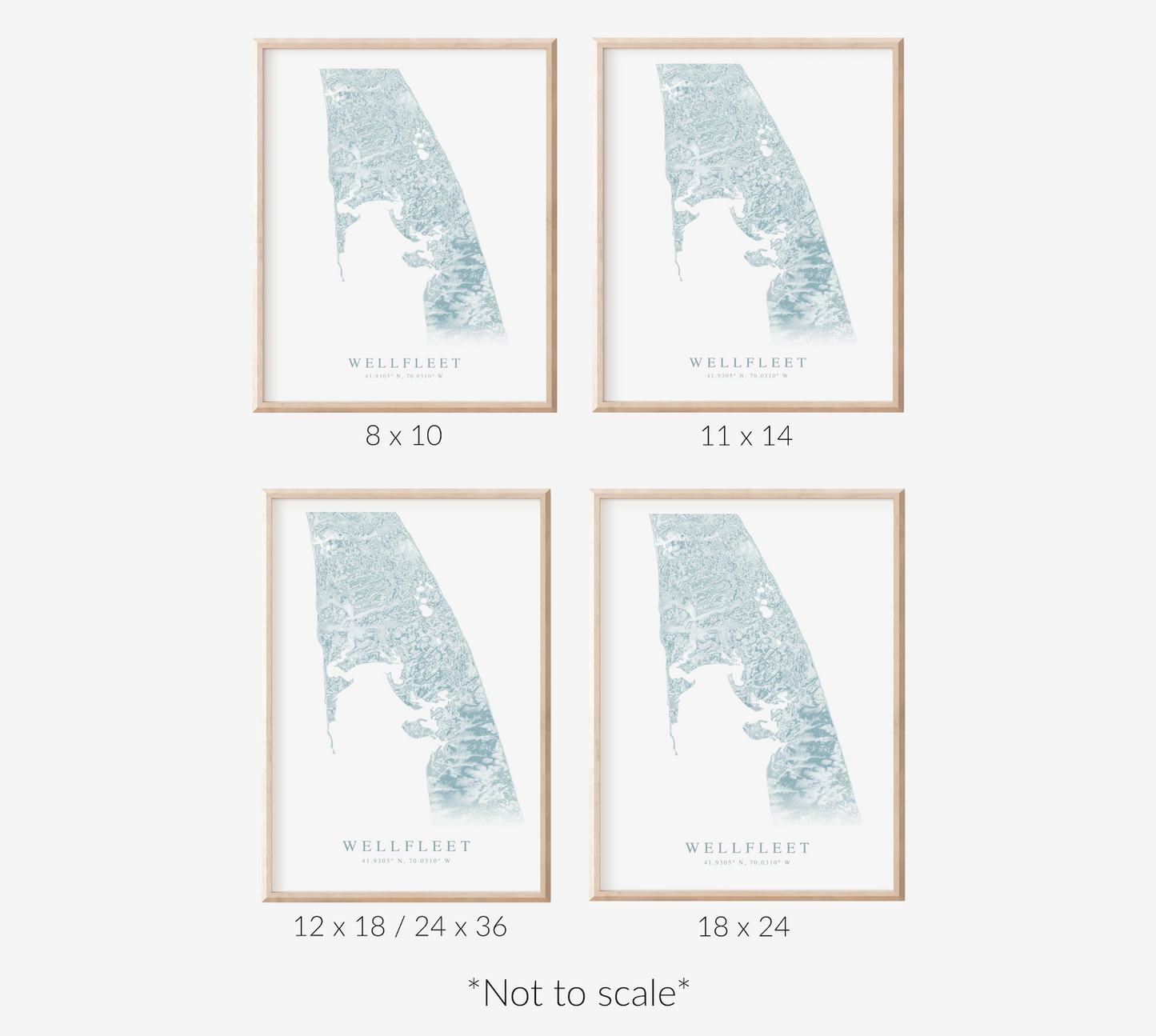 Wellfleet Map Print