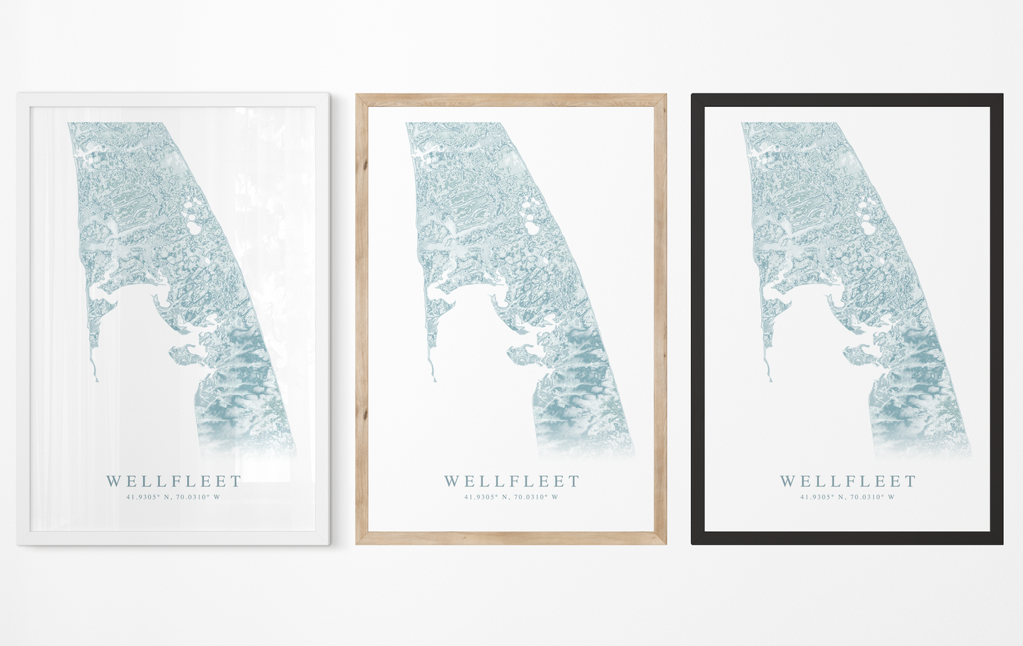 Wellfleet Map Print