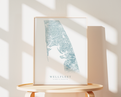 Wellfleet Map Print