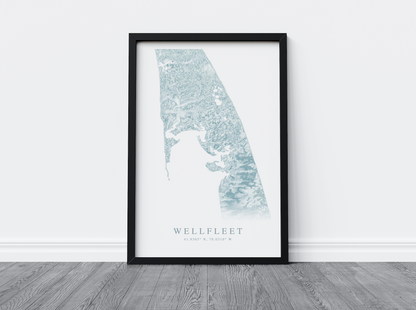 Wellfleet Map Print