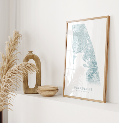 Wellfleet Map Print