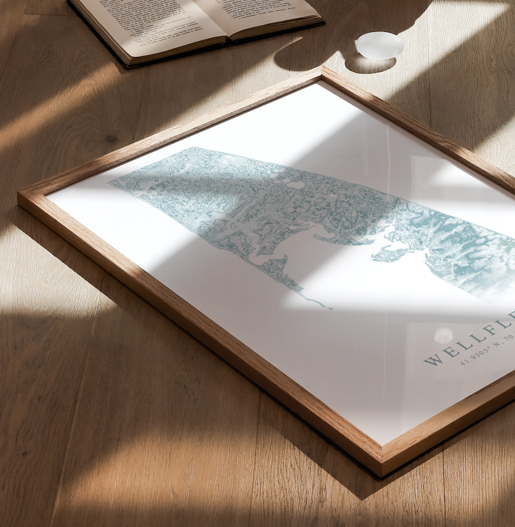 Wellfleet Map Print