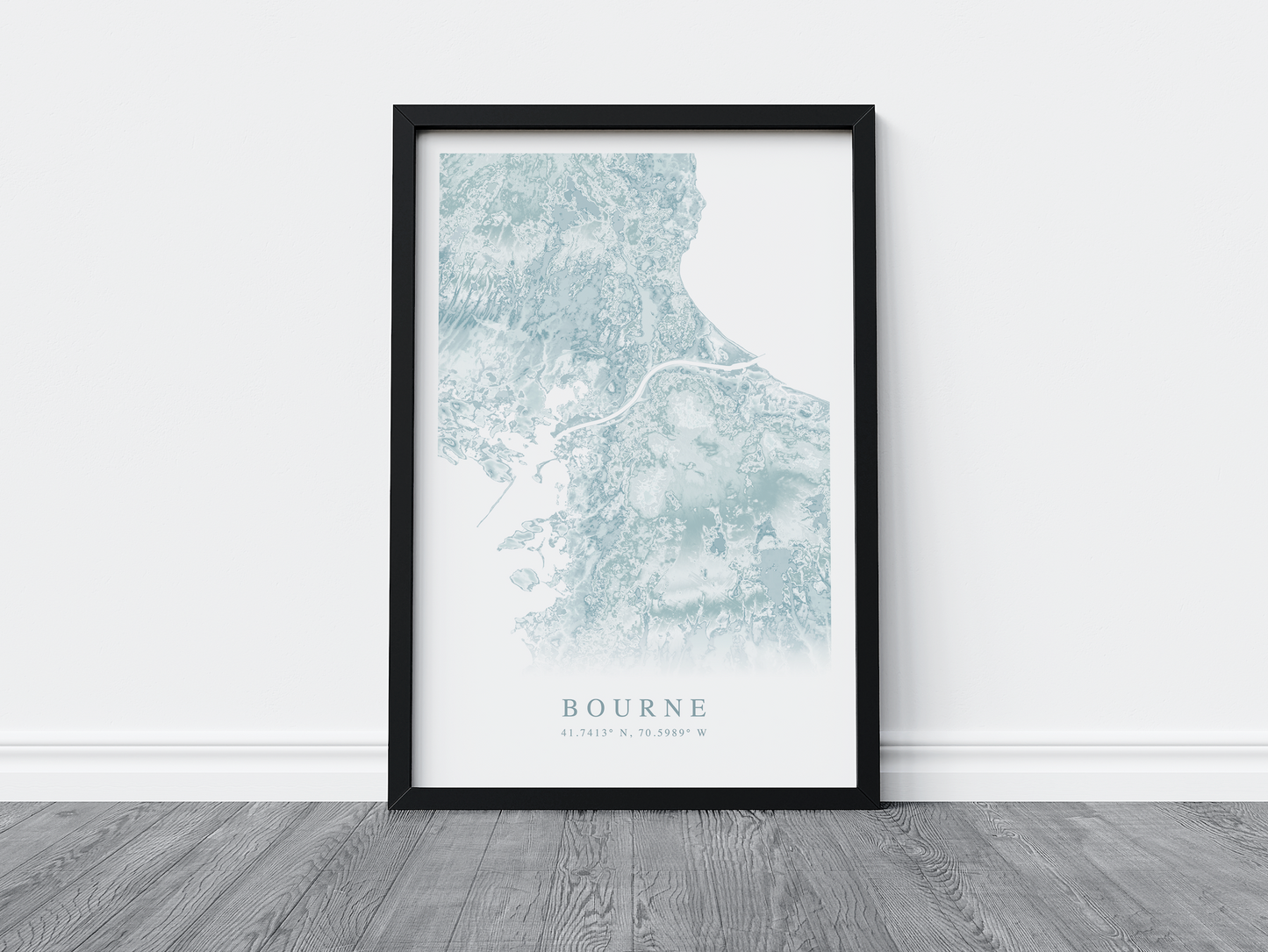 Bourne Map Print