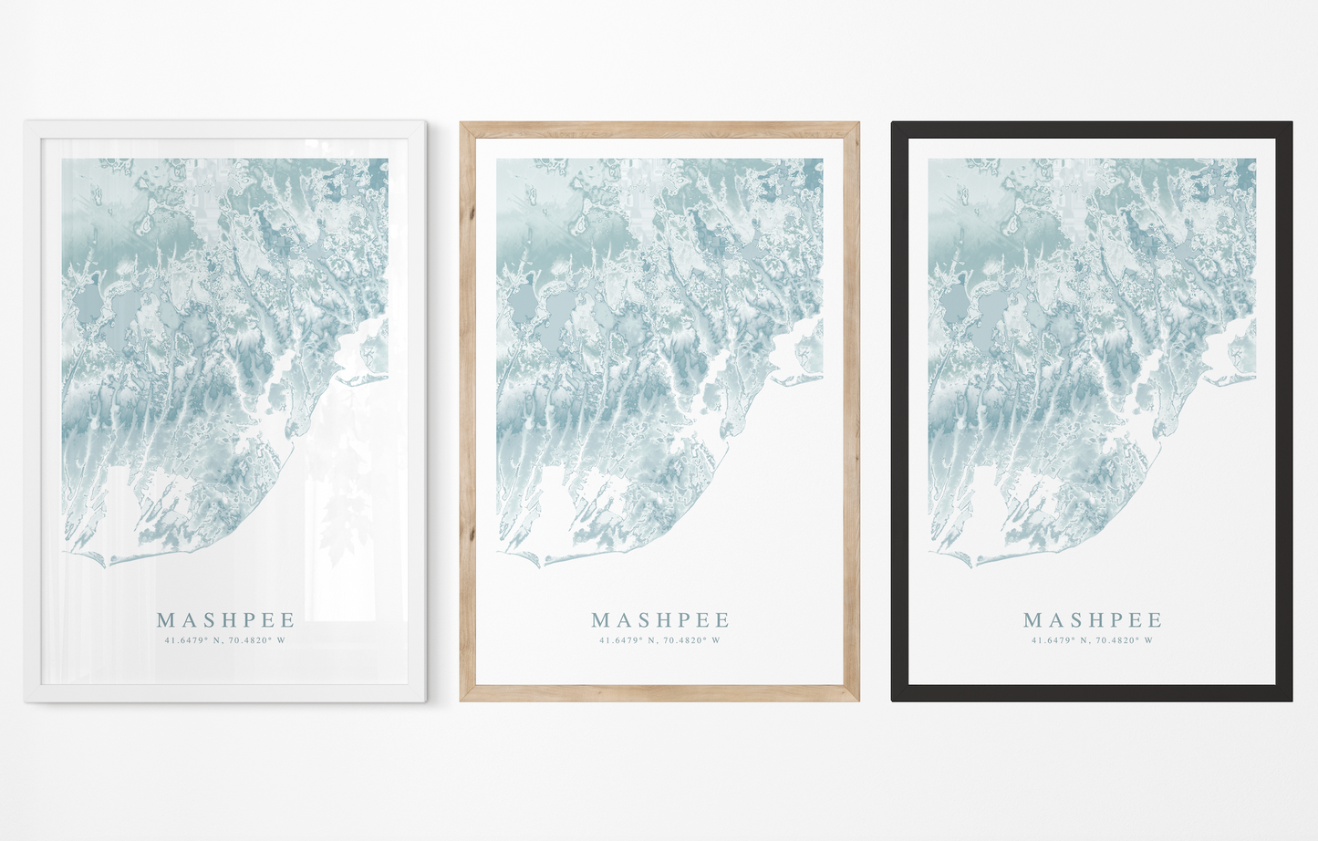 Mashpee Map Print