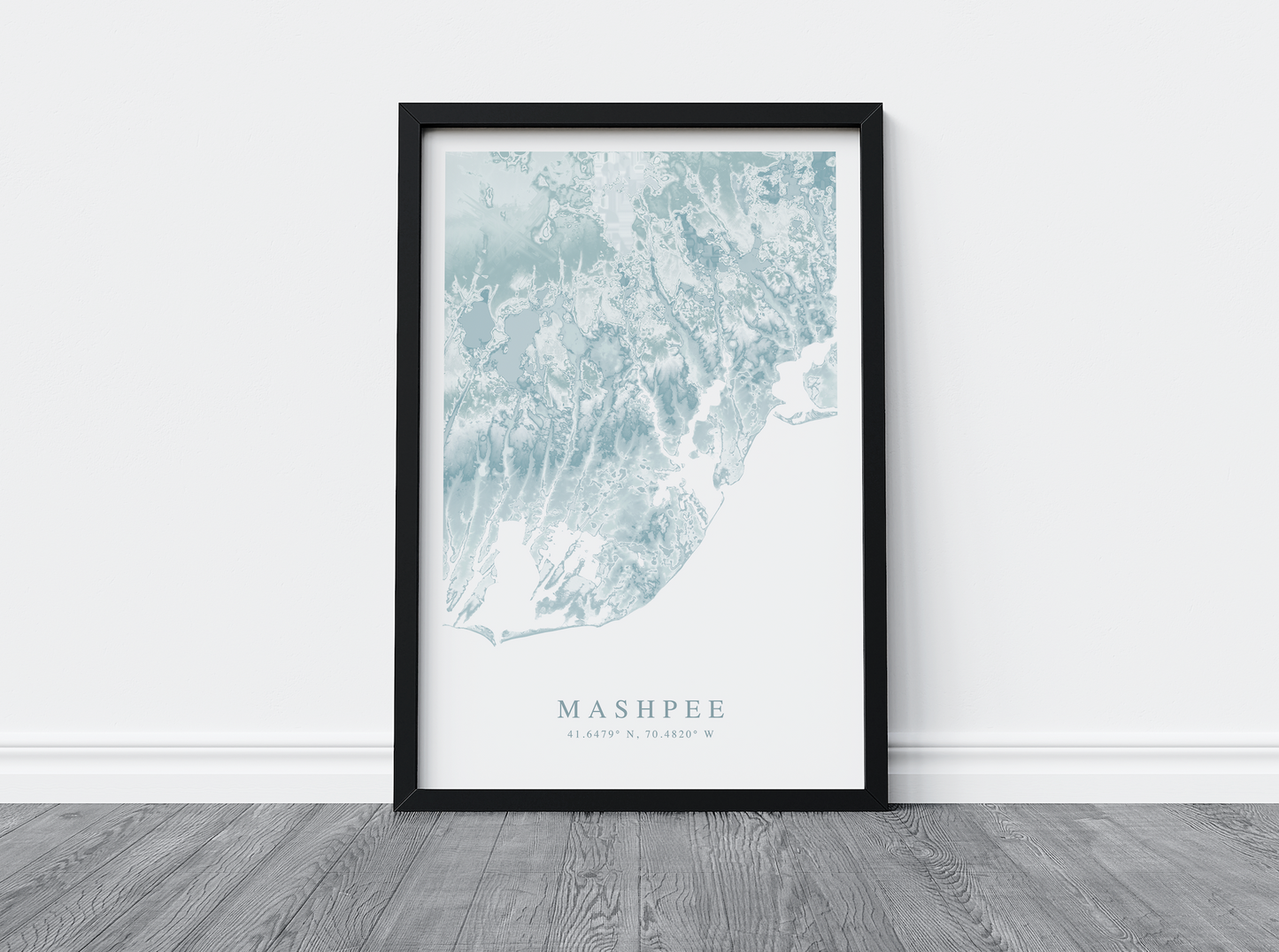 Mashpee Map Print