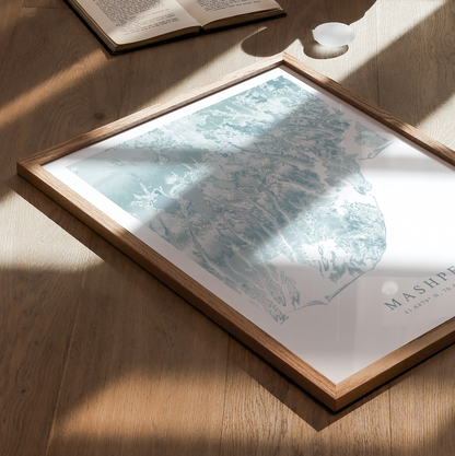 Mashpee Map Print