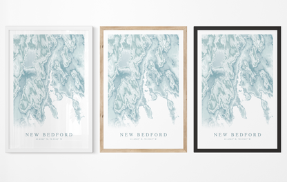 New Bedford Map Print