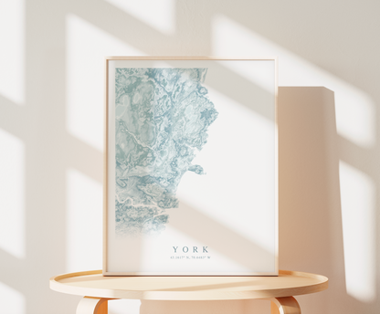 York Map Print