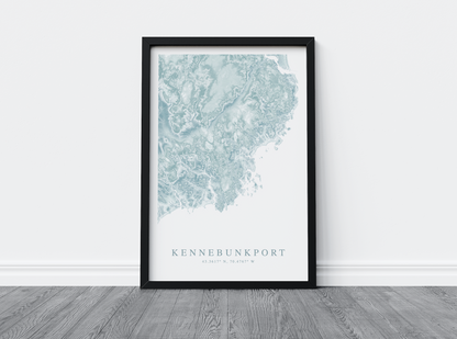 Kennebunkport Map Print