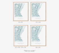 Ogunquit Map Print VirtualMap