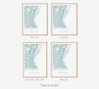Ogunquit Map Print – VirtualMap