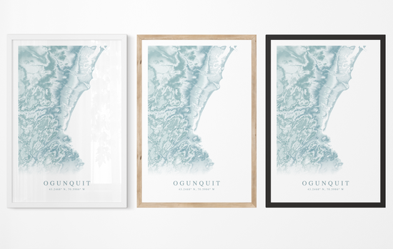 Ogunquit Map Print VirtualMap