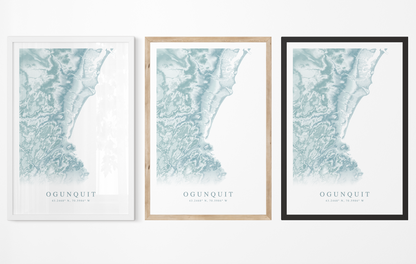 Ogunquit Map Print