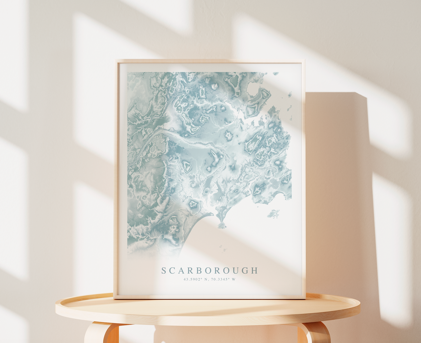 Scarborough Map Print