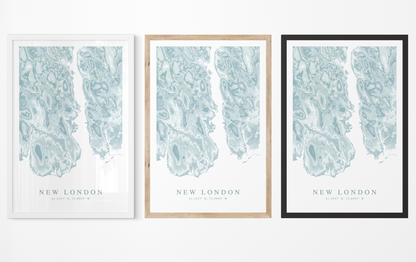 New London Map Print