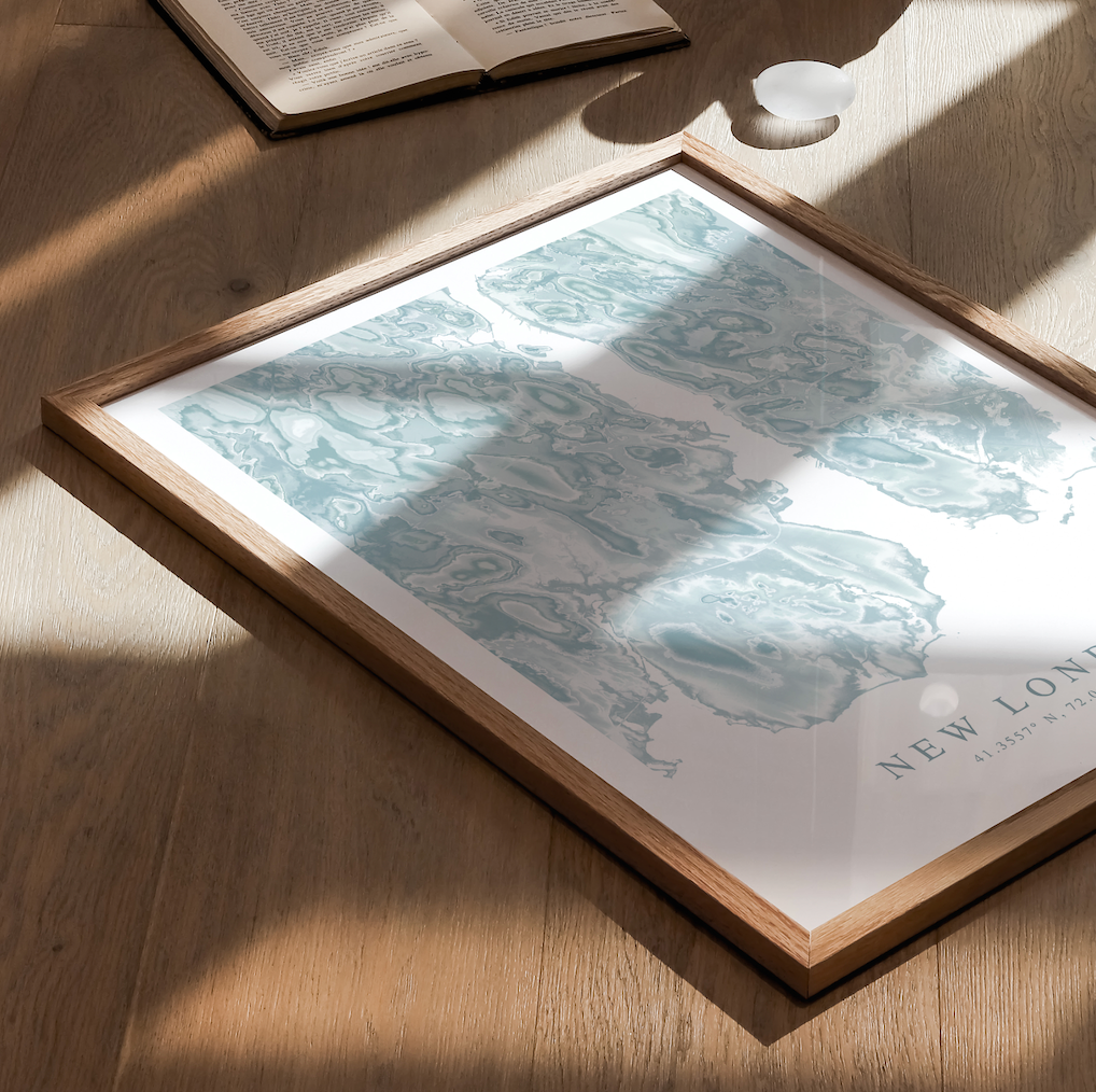 New London Map Print