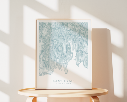 East Lyme Map Print