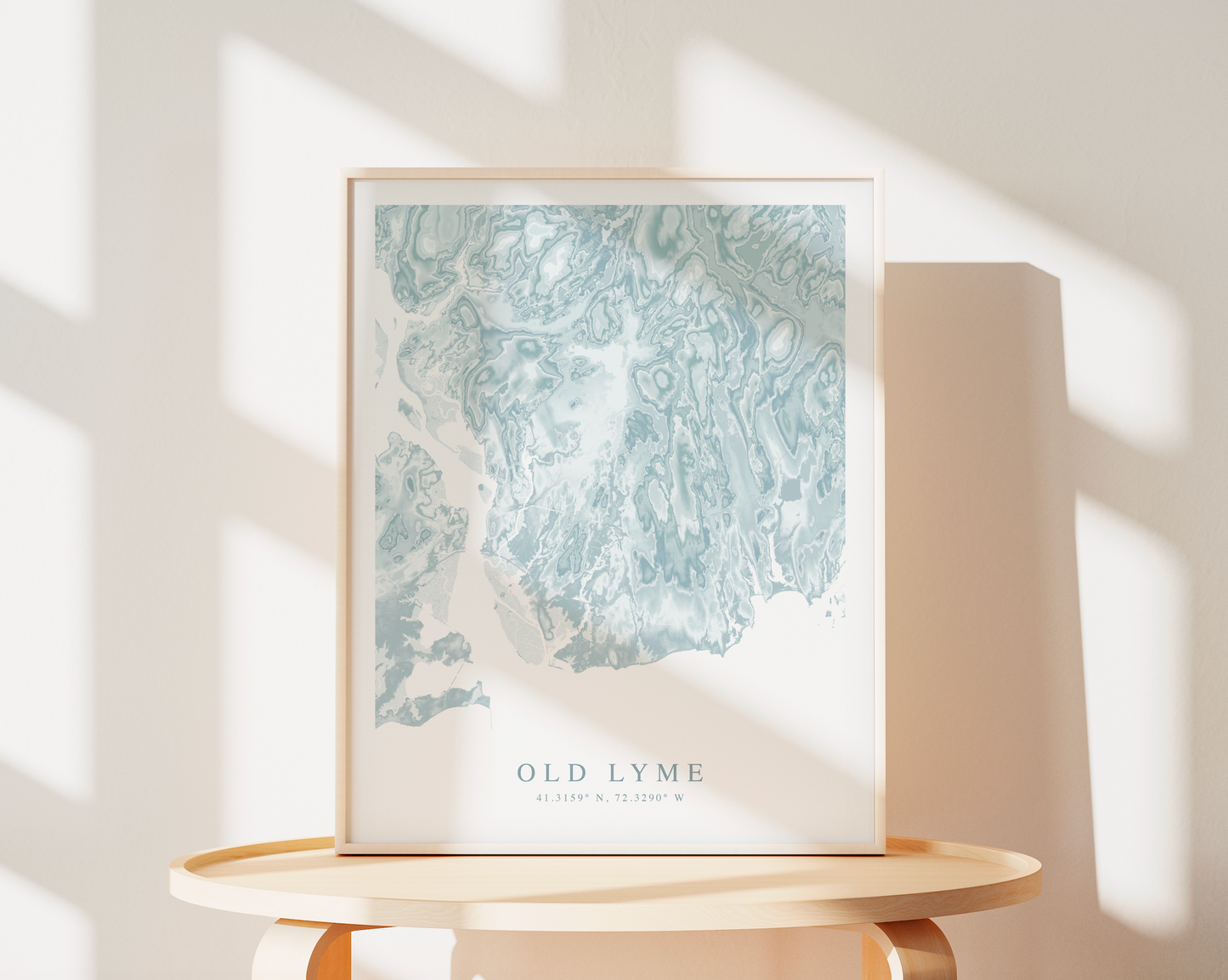 Old Lyme Map Print