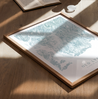 Old Lyme Map Print