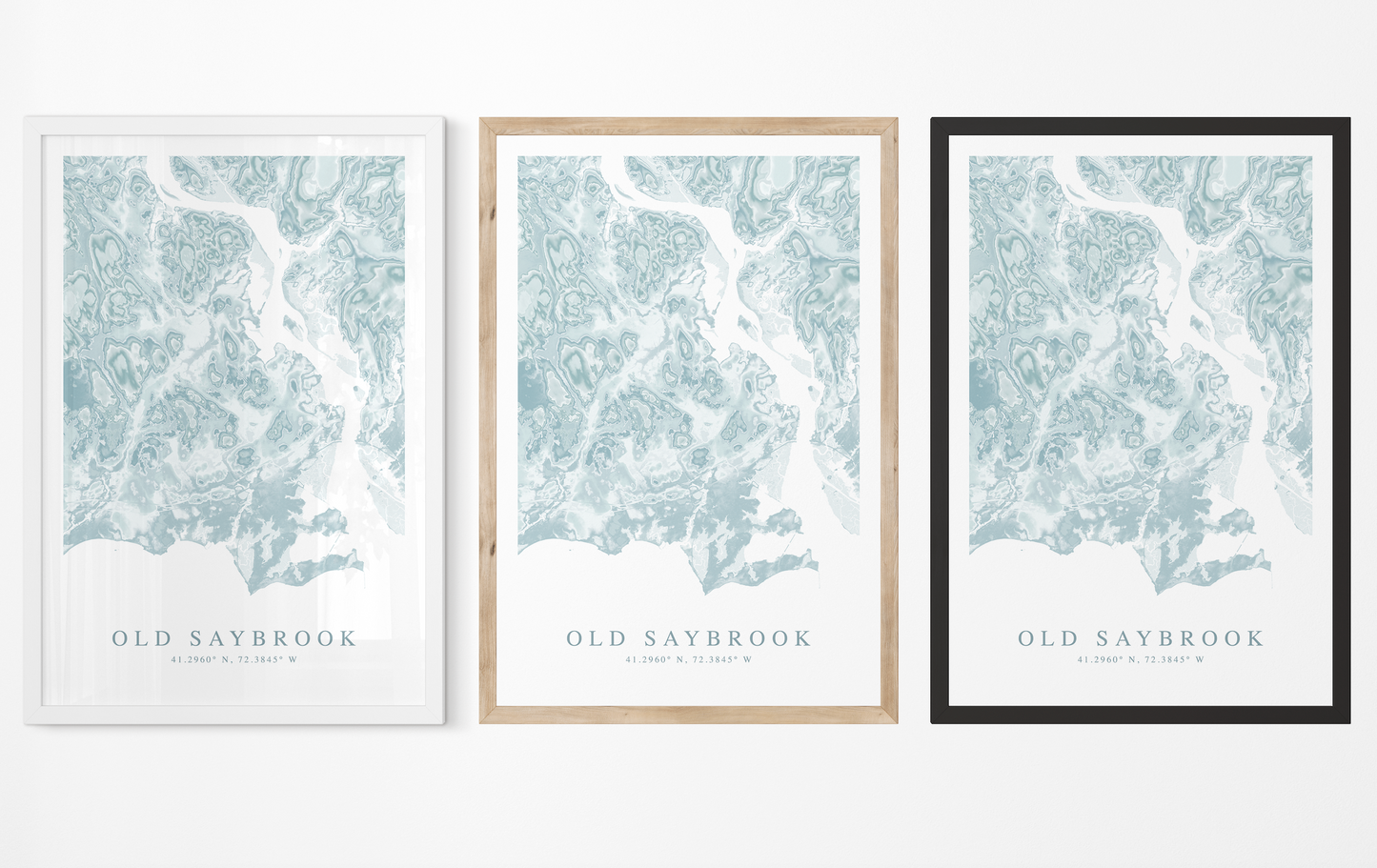 Old Saybrook Map Print