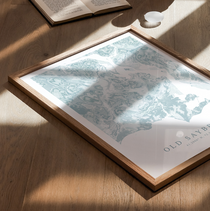 Old Saybrook Map Print